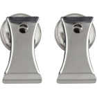 Master Magnetics 1 In. Dia. Chrome Magnetic Note Holder Clip (2-Pack) Image 1