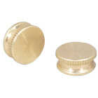 Westinghouse 1/2 In. Tapped 1/8 IP Brass Lock-up Cap (2-Pack) Image 1